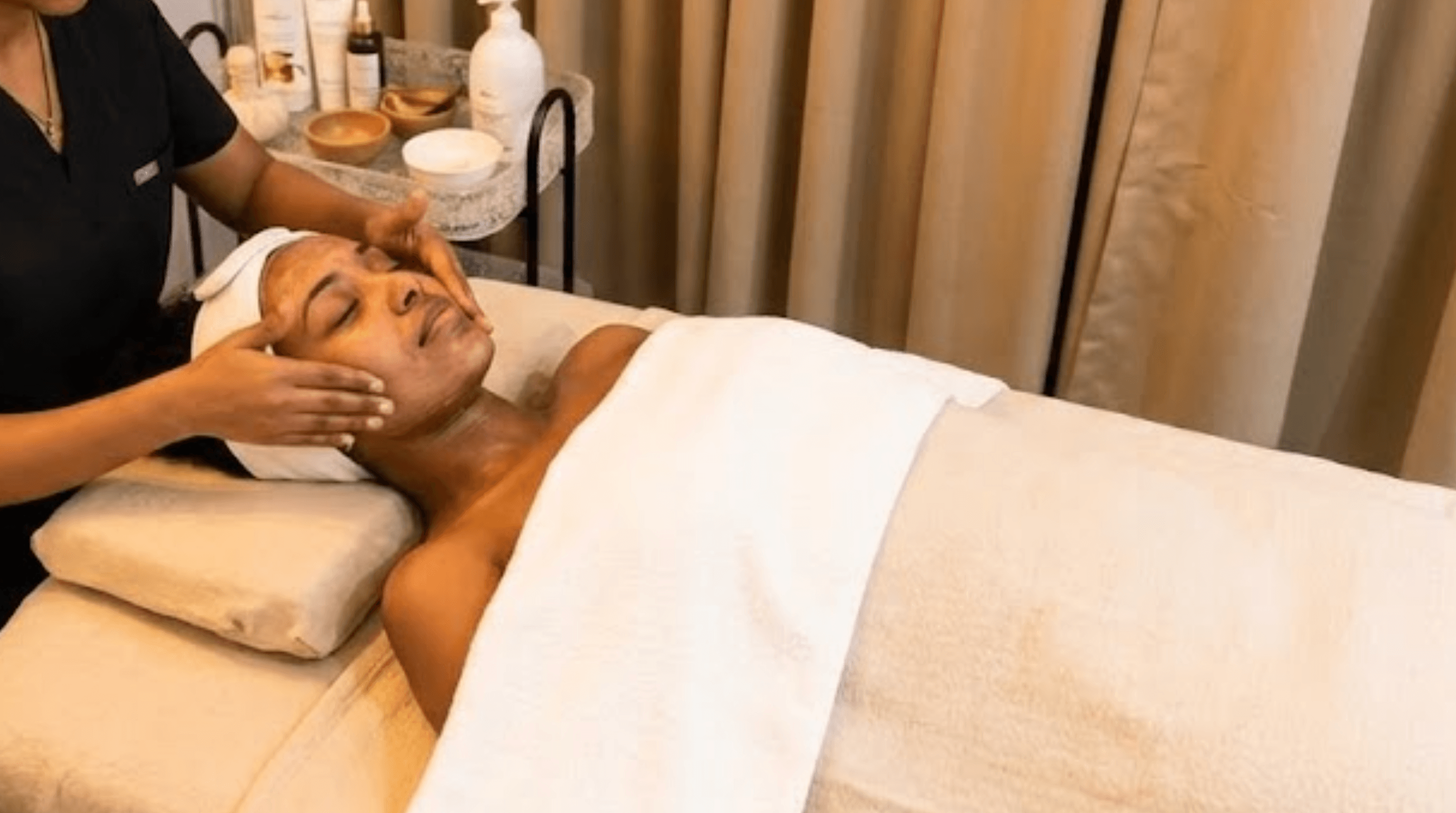 Facial mask treatment